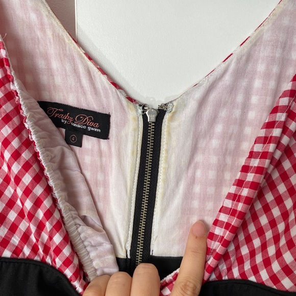 Trashy Diva 1950s style gingham dress Norma Jean - Picture 7 of 7